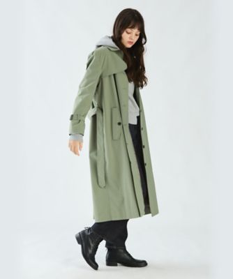 ＷＷ６６　ＭＡＮＴＥＡＵ　ロングトレンチコート（６１５８ＷＷ６６７６１）