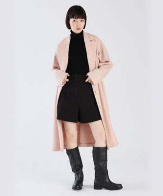 ＜TO B. BY AGNES B.＞ＷＷ６９　ＭＡＮＴＥＡＵ　ロングチェスターコート（６１６３ＷＷ６９４２０）