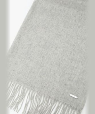 ロゴプレート カシミヤ ウール マフラー（6170WJ60864