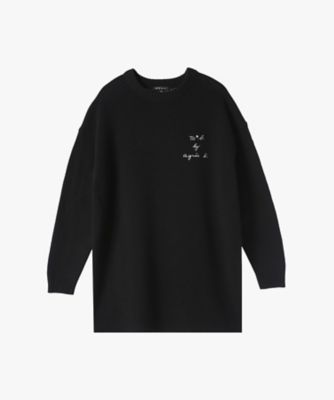 ＜TO B. BY AGNES B.＞ＷＴ６８　ＲＯＢＥ　スリーレイヤードロゴワンピース（６１９７ＷＴ６８１０００）