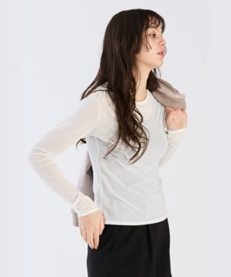 ＷＸ０４　ＴＳ　シアーロングＴシャツ（６２０８ＷＸ０４０１０）