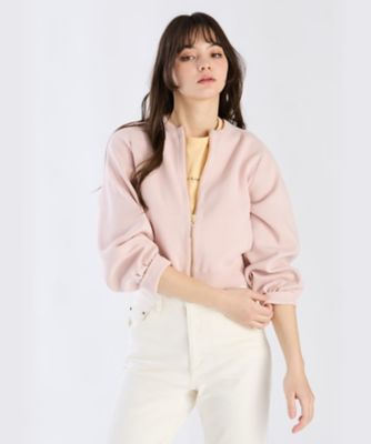 ＷＳ９１　ＢＬＯＵＳＯＮ　トゥービーライトニットブルゾン（６２２２ＷＳ９１４２０）
