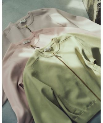 ＷＳ９１　ＢＬＯＵＳＯＮ　トゥービーライトニットブルゾン（６２２２ＷＳ９１４２０）