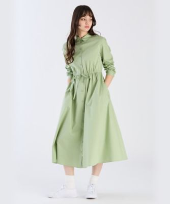 ＷＤ９８　ＲＯＢＥ　ロングスリーブシャツドレス（６２２９ＷＤ９８７１０）