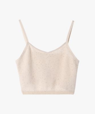 ＷＸ１９　ＣＡＭＩＳＯＬＥ　スパングルニットキャミ（６２３０ＷＸ１９０２５）
