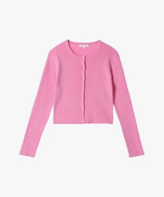 TO B. BY AGNES B./トゥービー バイ アニエスベー WU66 CARDIGAN コットンリブカーディガン(6235WU66420)