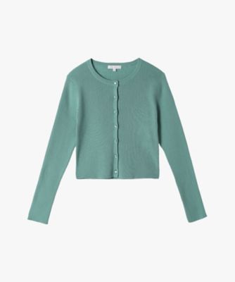 TO B. BY AGNES B./トゥービー バイ アニエスベー WU66 CARDIGAN コットンリブカーディガン(6235WU66710)