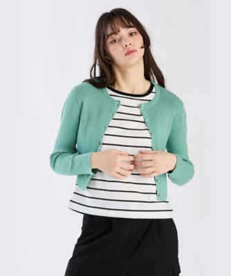 ＷＵ６６　ＣＡＲＤＩＧＡＮ　コットンリブカーディガン（６２３５ＷＵ６６７１０）