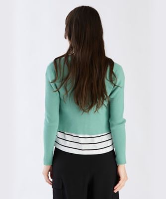 ＷＵ６６　ＣＡＲＤＩＧＡＮ　コットンリブカーディガン（６２３５ＷＵ６６７１０）