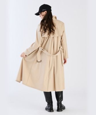 agnès b. ベージュ コート 36 ベーシックツイルトレンチコート ｜To b. by agnès b