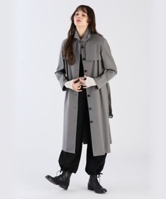 ＷＵ３７　ＭＡＮＴＥＡＵ　ベーシックツイルトレンチコート（６２３６ＷＵ３７８２０）