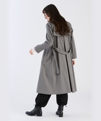 ＷＵ３７　ＭＡＮＴＥＡＵ　ベーシックツイルトレンチコート（６２３６ＷＵ３７８２０）