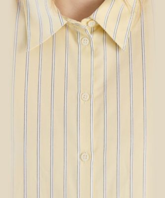ＷＸ３４　ＲＯＢＥ　ドビーストライプシャツドレス（６２６３ＷＸ３４２００）