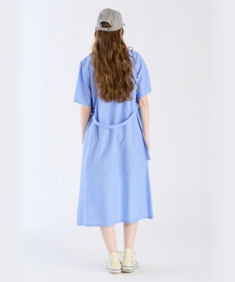 ＷＸ３４　ＲＯＢＥ　ドビーストライプシャツドレス（６２６３ＷＸ３４６５０）