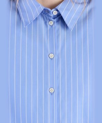 ＷＸ３４　ＲＯＢＥ　ドビーストライプシャツドレス（６２６３ＷＸ３４６５０）
