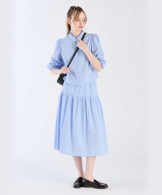 ＷＸ３５　ＪＵＰＥ　コットンクレープスカート（６２６５ＷＸ３５６５０）