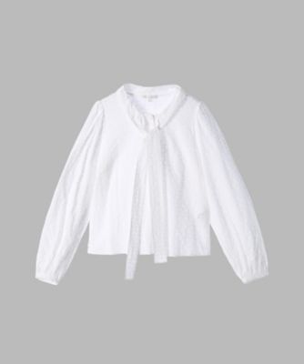 ＷＸ４０　ＣＨＥＭＩＳＥ　コットンフラワーレースブラウス（６２７１ＷＸ４００１０）