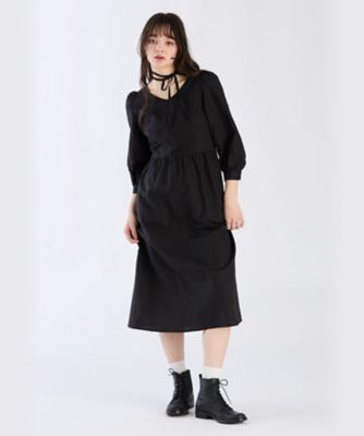 ＷＸ４１　ＲＯＢＥ　リネンコットンシャーリングドレス（６２７２ＷＸ４１０００）