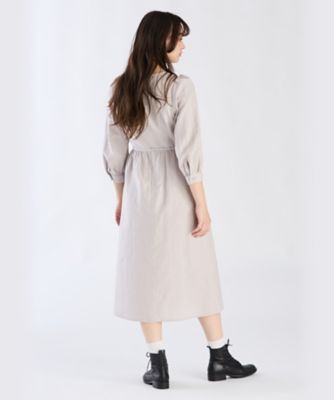 ＷＸ４１　ＲＯＢＥ　リネンコットンシャーリングドレス（６２７２ＷＸ４１８６４）
