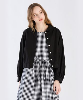 WX43 VESTE コットンリネンポプリンジャケット