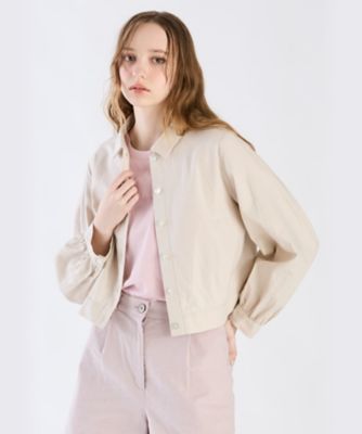 ＜TO B. BY AGNES B.＞ＷＸ４３　ＶＥＳＴＥ　コットンリネンポプリンジャケット（６２７５ＷＸ４３０２３）