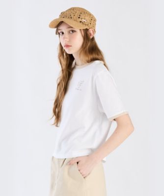 エンブロイダリーリンガーＴシャツ（６２７９ＷＷ２１０１０）