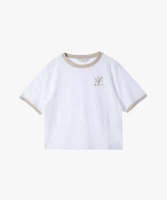エンブロイダリーリンガーＴシャツ（６２７９ＷＷ２１０１０）