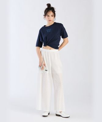 メッセージ　プリント　半袖　Ｔシャツ　”Ｌｅ　ｐｒｅｍｉｅｒ　ｑｕｉ　ｖｏｉｔ　ｌａ　ｍｅｒ”（６２８２ＷＷ２１６８０）