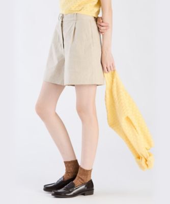 WX44 SHORT リネンコットンキャンバスショートパンツ