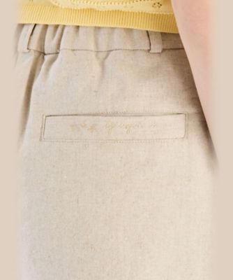 WX44 SHORT リネンコットンキャンバスショートパンツ