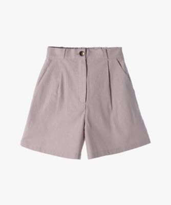 TO B. BY AGNES B./トゥービー バイ アニエスベー ＷＸ４４　ＳＨＯＲＴ　リネンコットンキャンバスショートパンツ（６２８７ＷＸ４４４２０）
