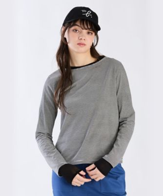 ボーダーロングスリーブTシャツ（6307WX51000