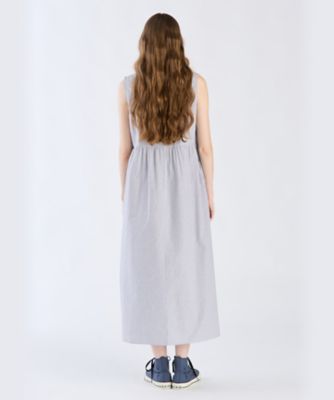 ＷＸ５５　ＲＯＢＥ　ストライプブイネックドレス（６３１１ＷＸ５５６８０）