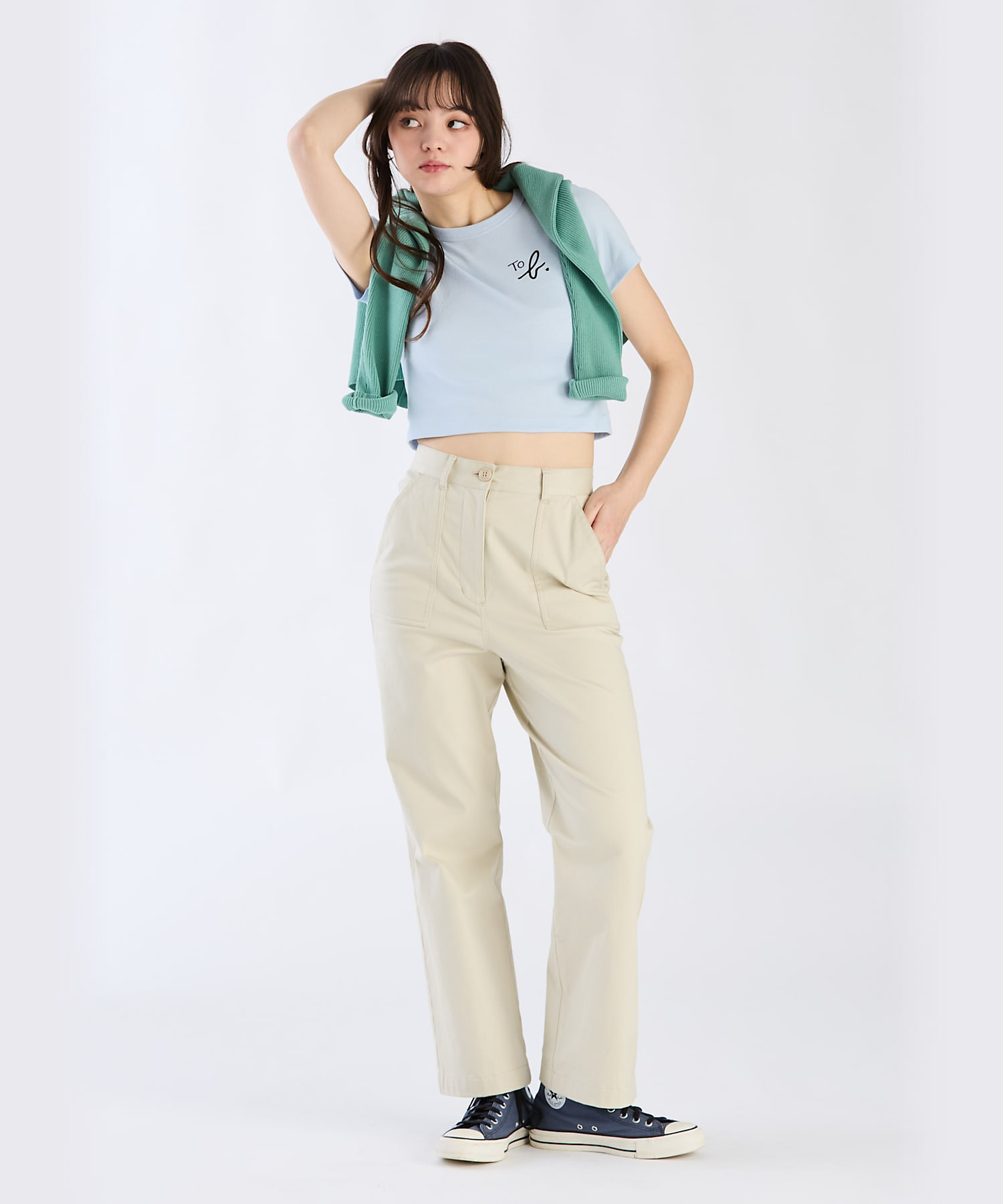 WM81 PANTALON コットンストレッチチノパンツ WM81 PANTALON コットンストレッチチノパンツ
