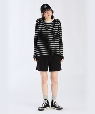 WX59 TS ボーダーボーイズロングTシャツ