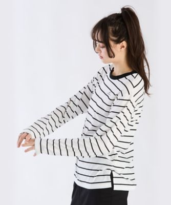 ボーダーボーイズロングTシャツ（6326WX59012