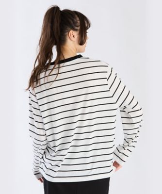 【30】agnès b. ボーダーTシャツ ボーダーボーイズロングTシャツ（6326WX59012