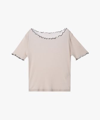 ＜TO B. BY AGNES B.＞バイカラーメローＴシャツ（６３５１ＷＸ７５０２１）