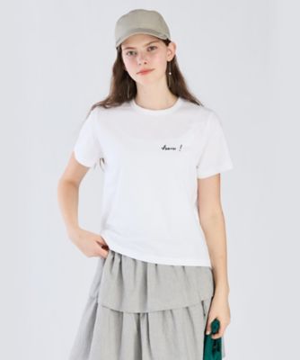 TO B. BY AGNES B./トゥービー バイ アニエスベー ブラボーロゴＴシャツ（６３５３ＷＷ２１０１０）