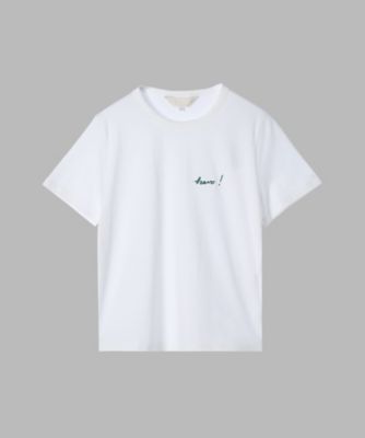 TO B. BY AGNES B./トゥービー バイ アニエスベー ブラボーロゴＴシャツ（６３５３ＷＷ２１０１９）