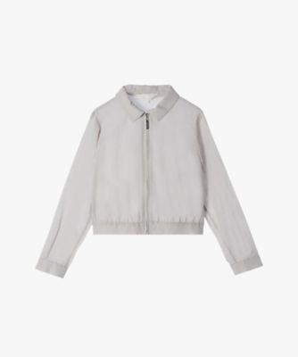 珍品 vintage 90s agnès b. ハイネック ボーダー ブルゾン 珍品 vintage 90s agnès b. ハイネック ボーダー ブルゾン