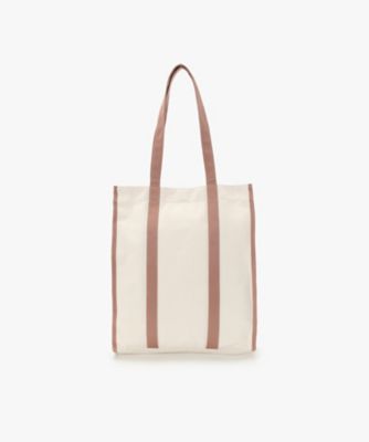 アニエスベー ☆ ボーダー かごバッグ トートバッグ ブラウン バイカラー アニエスベー ☆ ボーダー かごバッグ トートバッグ ブラウン