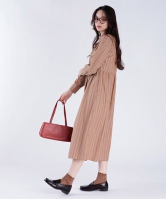 ブロードストライプドレス（6374WX93370） | TO B. BY