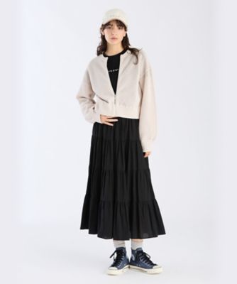 メッシュショートニットブルゾン（6387WS91021