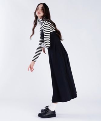 【新品タグ付き】agnès b. 襟付きブラックドレス ワンピース｜ウィメンズ｜agnès b.｜アニエスベー公式オンライン