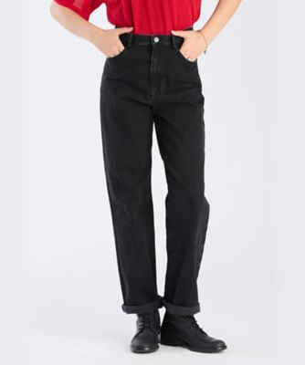 アニエス・ベー 黒パンツLL セットアップ対応商品】UW02 TROUSER ブラックパンツ ｜agnès b