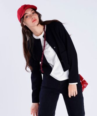 アニエスベー リボンジャケット ノーカラー ジャケット（6402WY04000） | TO B. BY AGNES B