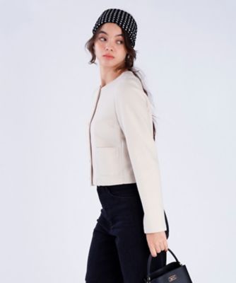 大人気　agnes b. アニエス・ベー　ノーカラージャケット　フランス製 ノーカラー クラシック ジャケット ｜To b. by agnès b.（トゥービー