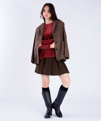 ツイルプリーツミニスカート（6411WX06370） | TO B