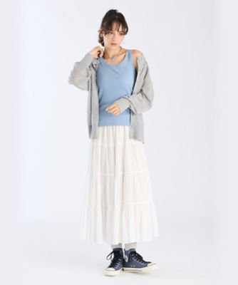 agnesb. カーディガン agnes b. カーディガン コットン ニット 長袖 カーディガン